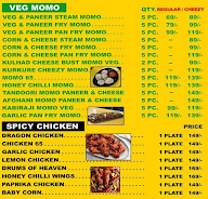 The Momo Stop menu 1