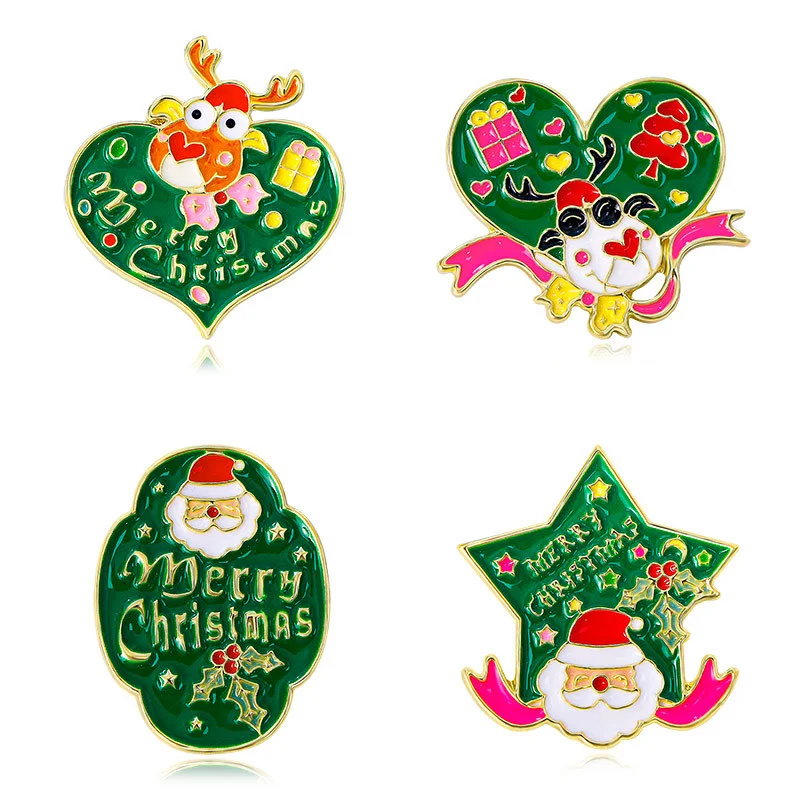 Divertido Broche de Navidad de Dibujos Animados para Hombres y Mujeres Un Accesorio Festivo y Original Perfecto para Celebrar las Fiestas