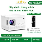 Máy Chiếu Mini, Máy Chiếu Kaw - K650/K550, Kết Nối Wifi, Âm Thanh Chân Thực, Độ Phân Giải 1080, Hình Ảnh Chân Thực