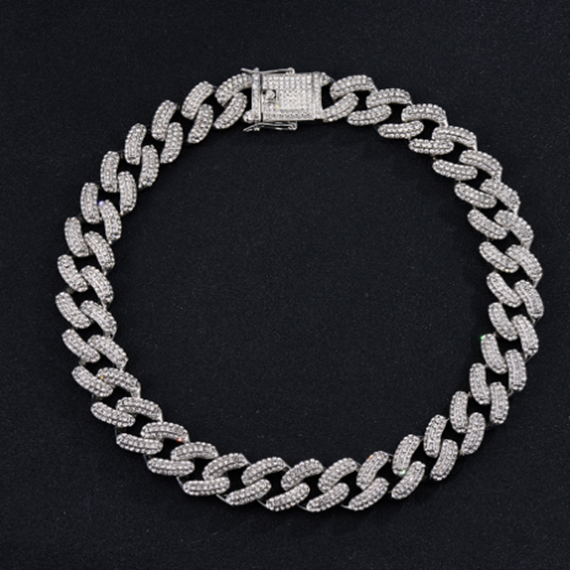 Hip Hop Halskette Strass Trend Kette Für Herren & Damen Modeschmuck Auffälliges Design Fesselnde Ausstrahlung Funkelnder Glanz