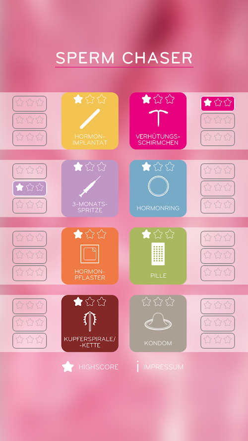 Android application Sperm Chaser screenshort