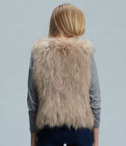 Title 3, Ladies Short Vest Jacket in Faux Fox Fur, a st...