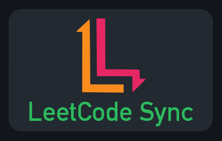 LeetCode Sync - Sync your Leetcode solutions to Github small promo image