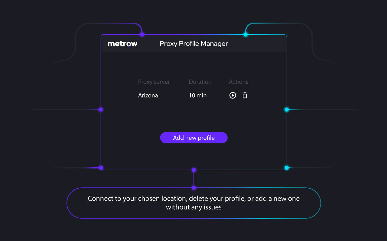 Metrow Proxy Manager Preview image 3