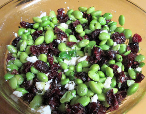 Edamame with Cranberries