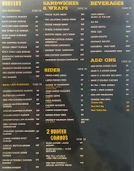 Wat A Burger - India Ka Burger menu 1