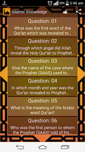 Islamic General Knowledge