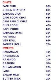 Sri Sairam Parlour 24/7 menu 5