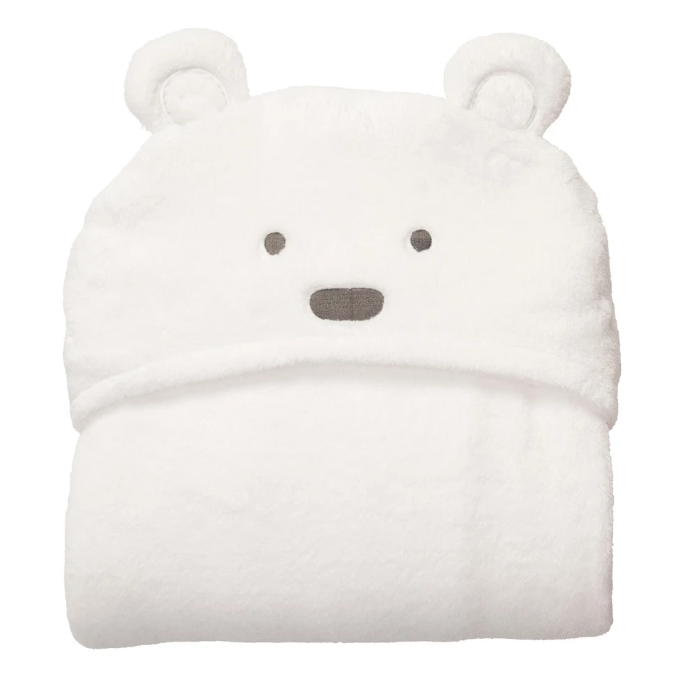 Baby badhanddoek met capuchon kinderdeken zacht en comfortabel perfect om te drogen en in te wikkelen na het bad