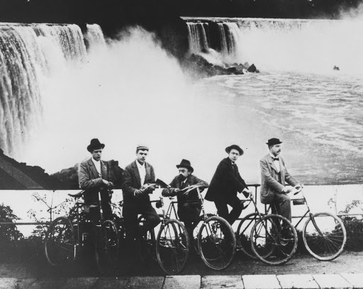 Steinmetz and fellow engineers at Niagara Falls, 1894