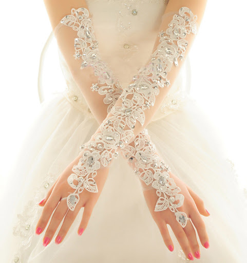 Title 3, Long Sunscreen Wedding Dress Gloves