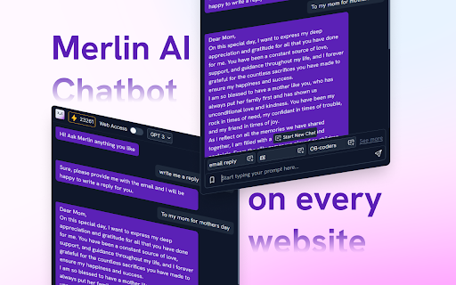 Merlin - Ask AI to Research, Write & Review