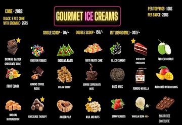 Cremeborne - Ice Creams And Desserts menu 