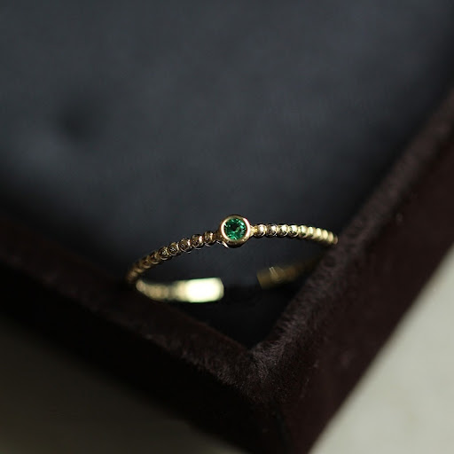 Title 11, S925 Sterling Silver Classic Green Zirconium Di...