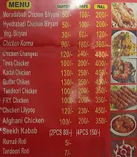 Siraz Chicken Corner menu 3