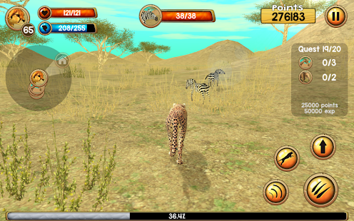  Wild Cheetah Sim 3D- screenshot thumbnail   