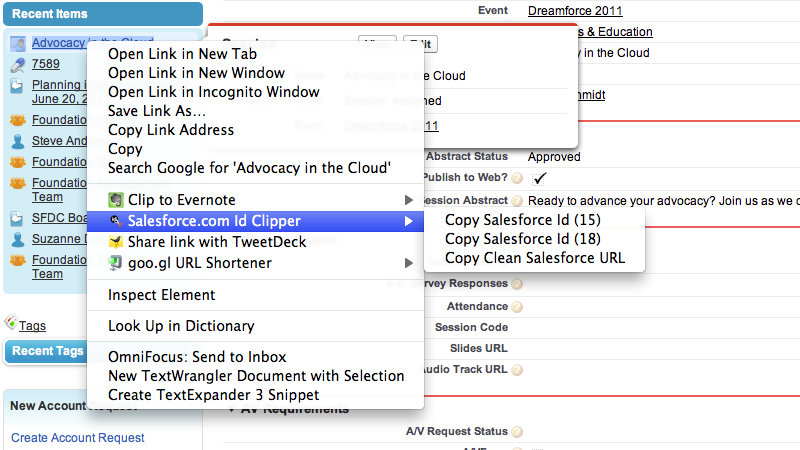 Salesforce.com Id Clipper Preview image 1