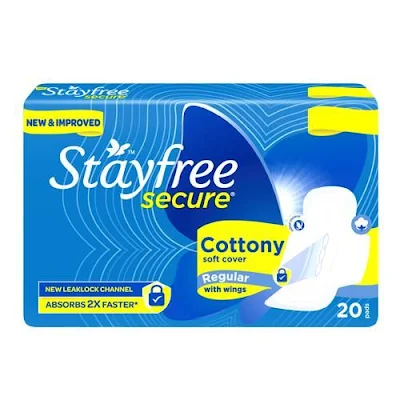Stayfree Secure Cottony Soft - 20 pads
