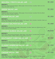 The Salad Jar menu 1