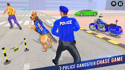 Screenshot Police Dog Crime Bike Chase