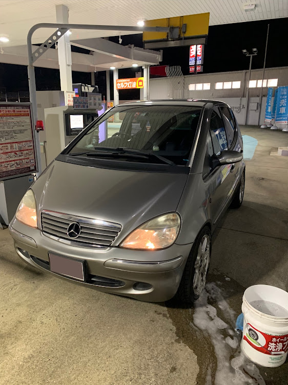 Aクラス ハッチバックの洗車・まだまだ現役W168・初代Aクラス・A160・BBSに関するカスタム事例の投稿画像2枚目