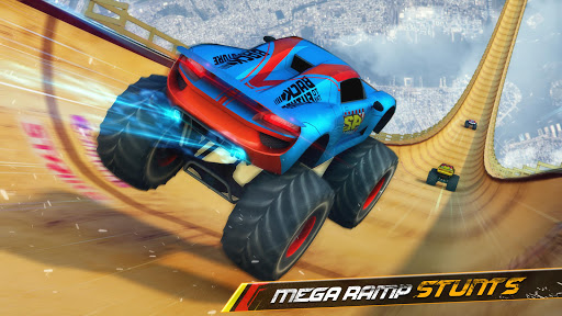 Monster Truck Mega Ramp - Extreme Stunts GT Racing captures d'écran apk mod pirater preuve 1