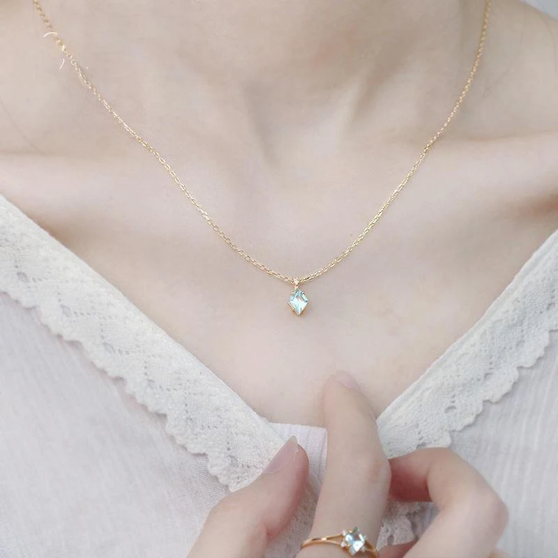 Title 2, S925 Zilveren Sleutelbeenketting & Ring Set. El...