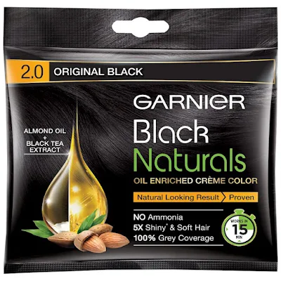 Garnier Black Naturals Hair Colour Shade 3 - Brown Black 20 Ml + 20 Gm