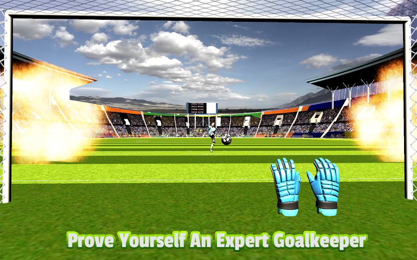 Real Soccer Goalkeeper 3D Screen 2