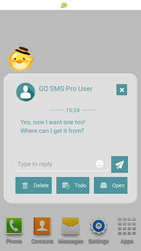 Clean GO SMS Theme