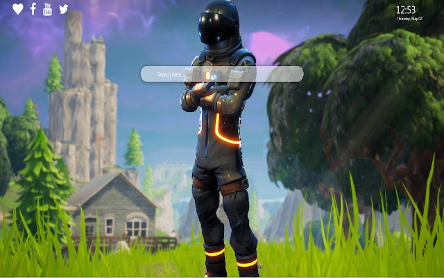 Dark Voyager Wallpaper New Tab Fortnite Skin