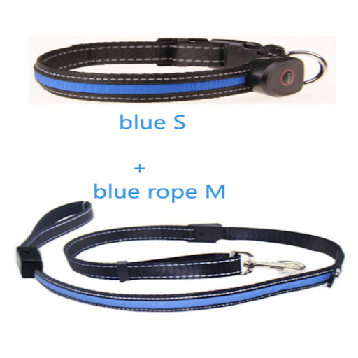 Title 2, LED Luminous Dog Collar for Night Safety and Vi...