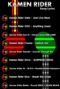 Download Best Kamen Rider Song Lyrics On Pc Mac With Appkiwi Apk Downloader