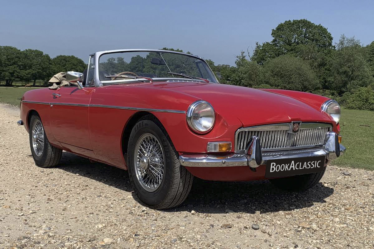 MG B Roadster Hire East Wellow