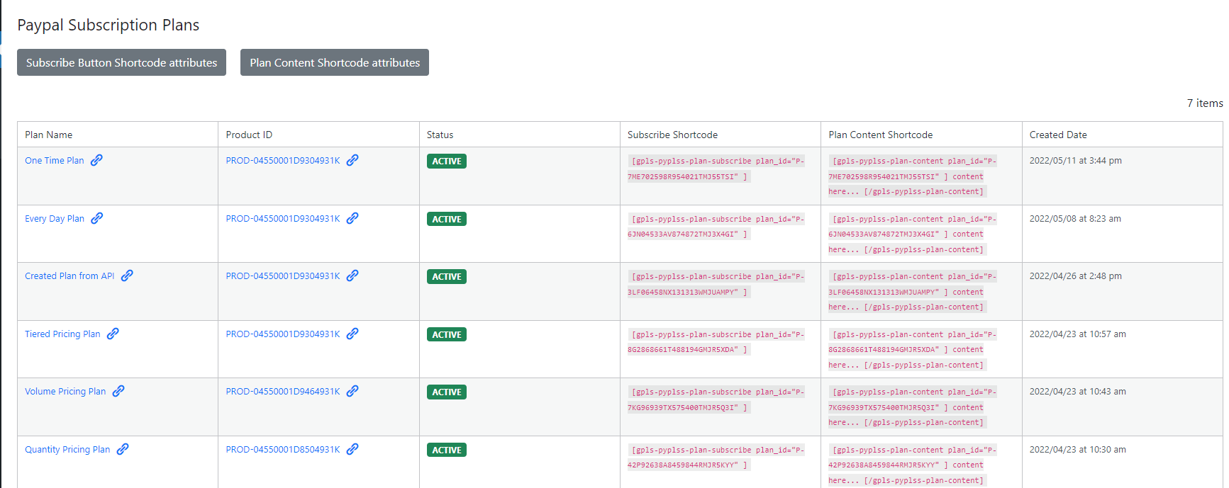 WP Paypal Subscriptions - 1