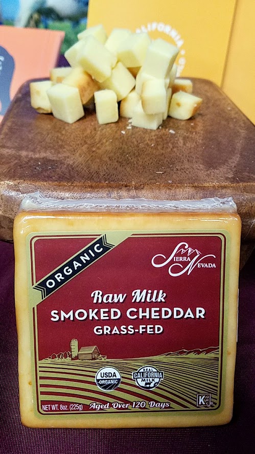 At the California Artisan Cheese Festival 2018 Artisan Cheese Tasting and Marketplace, Sierra Nevada Smoked Cheddar