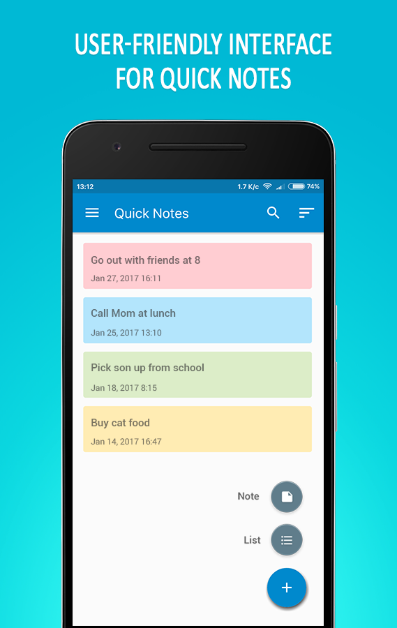    Notepad - Quick Notes- screenshot  