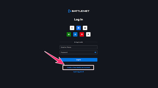 Creating a Battle.net Account