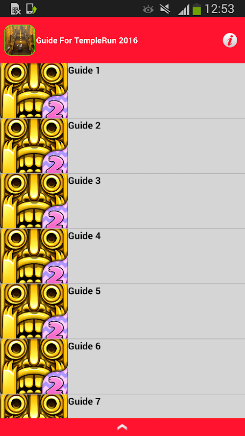 Android application guide  For Temple Run 2016 screenshort