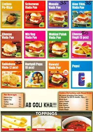 Goli Vada Pav No. 1 menu 1