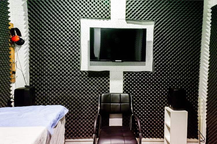 Sound proof room at IncusEar Hearing and E.N.T Centre where hearing tests are carried out by the audiologist