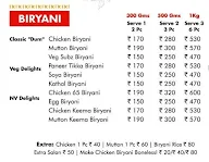 Oh My Biryani menu 1