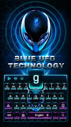 Blue Alien UFO themeのおすすめ画像4