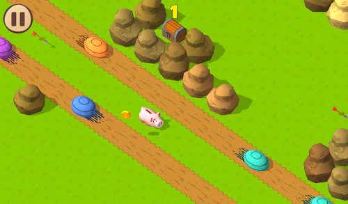 Android application Crossy Road screenshort
