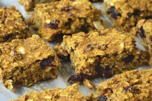 Pumpkin Cranberry Oat Bar Recipe