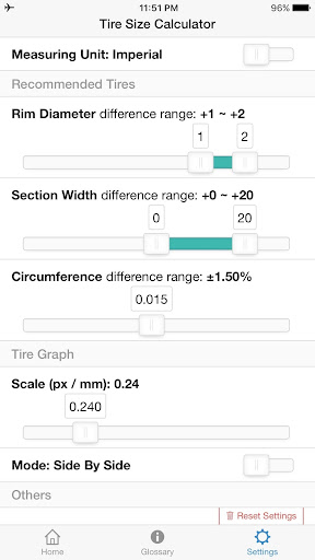 Tire Size Calculator