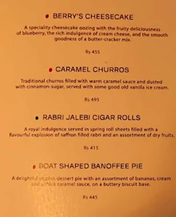 Kakuna - A Culinary Bar menu 