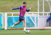 Jack Grealish trains at St George's Park  in Burton upon Trent, England on July 02, 2021, ahead of England's Euro 2020 quarterfinal against Ukraine.