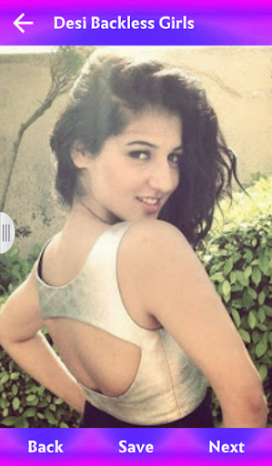 Desi Backless Girls Photos