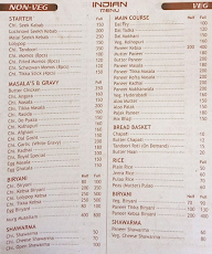 Royal Biryani menu 1